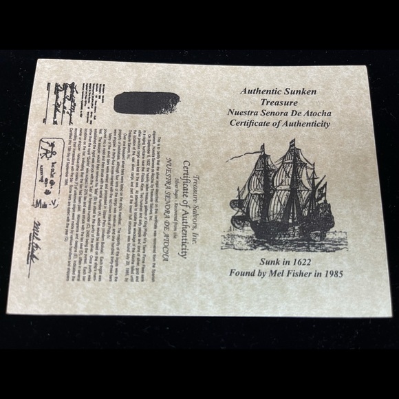 GORGEOUS SHIPWRECK COIN PENDANT IN 14kt GOLD MERMAID BEZEL WITH AQUAMRIN… - Picture 8 of 9